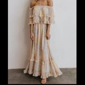 Baltic Born multi floral maxi dress